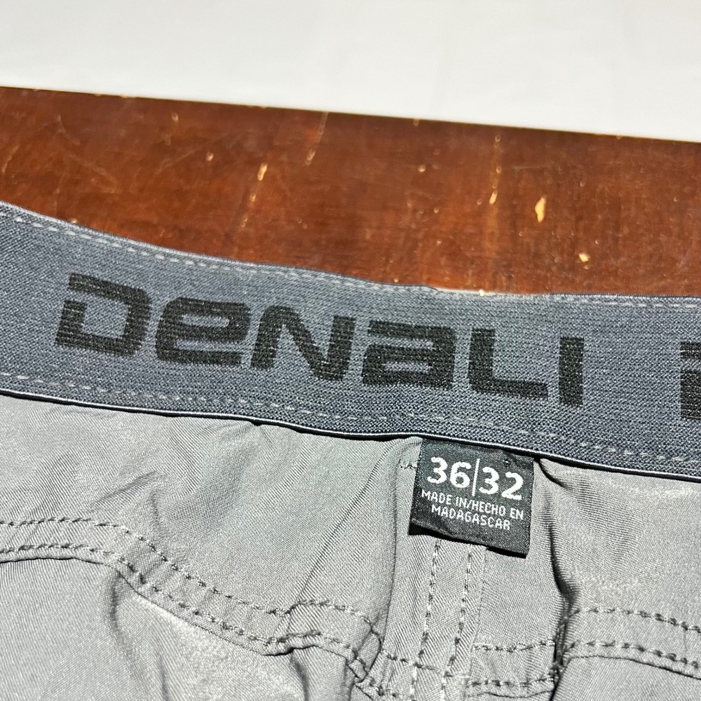 Denali Mens Tornado Gray Outdoor Performance Stretch Pants 36x32 D788146S - Picture 3 of 10